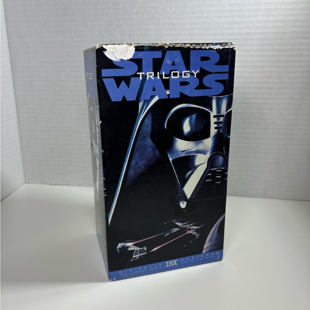 Vintage 1995 Star Wars TRILOGY VHS New Hope/Empire Strikes Back/Return Jedi‎